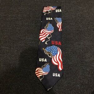 Americana Collection USA American Flags Tie